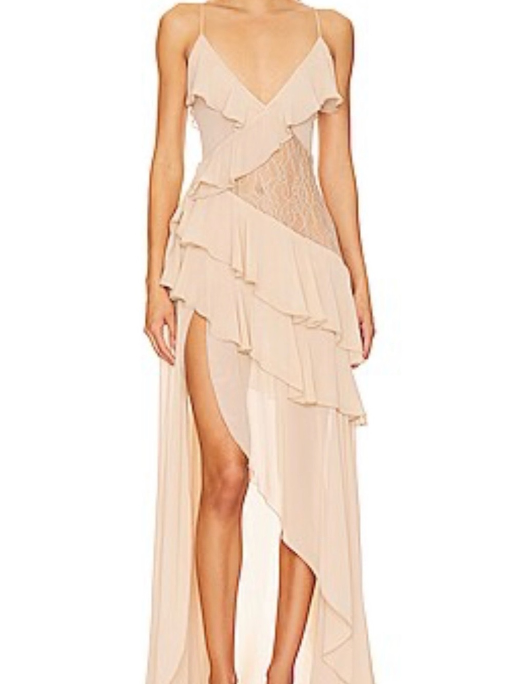 Ronny Kobo Luke Dress in Nude